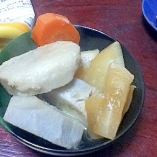 カブと京芋の煮物【煮物の割合1・１・１・８】